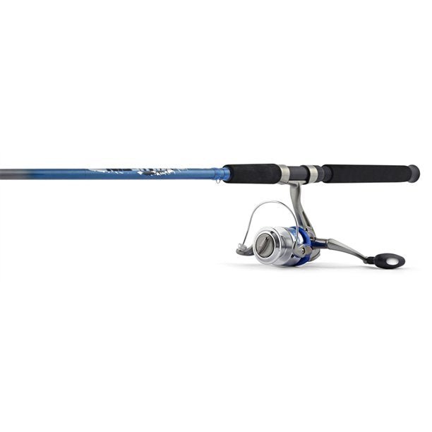 blue fin fishing reels Hurricane Bluefin Inshore Spinning Combo Size 55 Reel 8' 2Pc M/H