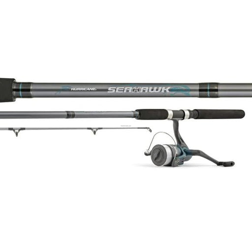 Hurricane SH122S/170G Sea Hawk 12' 2Pc Spinning Rod Size 70 Reel Gray -  Combos Hurricane Salt Tackle $39.00 FishAndSave