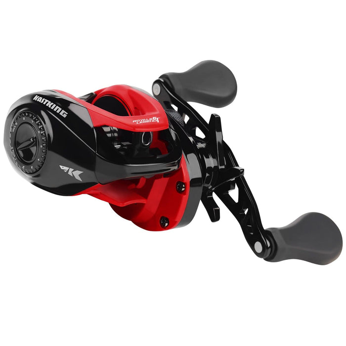 KastKing Royale Legend GT Casting Reel 7.2:1 Left Handed Red/Black - Casting ReelsKastKingBass618952977181FishAndSave