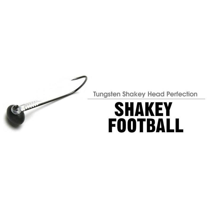 Keitech Tungsten Football Shaky Jig Heads 3/16 oz. 2/0 QTY 3 - FishAndSave