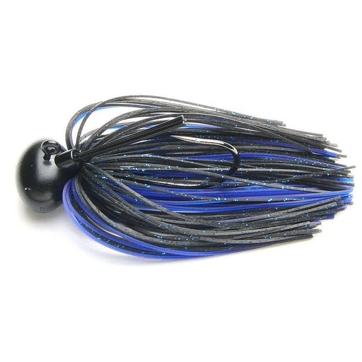 Keitech Tungsten Rubber Jig 1/4 Oz Black/Blue - FishAndSave