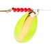 Little Joe Red Devil Single-Hook Spinners #3 Indiana Blade-#2 Chartreuse/Gold - FishAndSave
