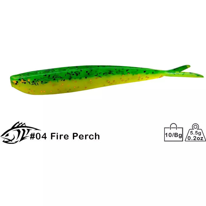 Lunker City Fin-S Fish Fire Perch - FishAndSave