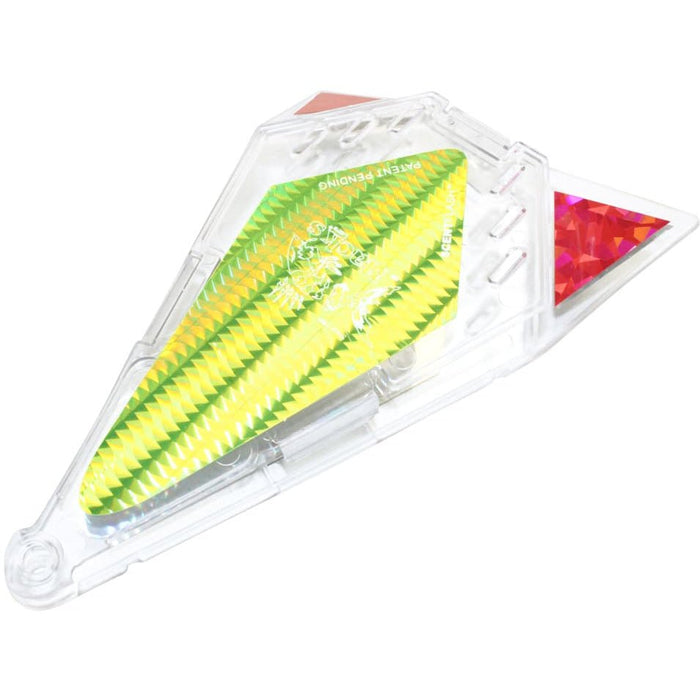Mack's Lure Scent Flash Tri Flasher Clear UV Silver Chartreuse/Silver Pink Qty 1 - FishAndSave