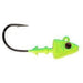 Mustad Elite Series Shad/Darter Head 2X Strong Chartreuse 3D Eyes-Red 1 Oz 5/0 Qty 1 - FishAndSave
