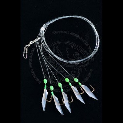 Mustad Sabiki Rigs Luminous Qty 5 - Hooks/Rigs Mustad $2.79 FishAndSave