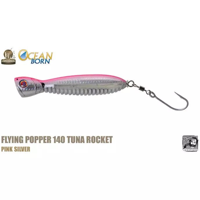 Ocean Born Flying Popper 140 Tuna Rocket 5-1/2" 3.5 oz. - FishAndSave
