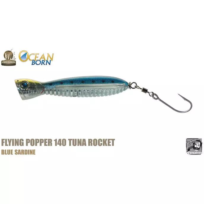 Ocean Born Flying Popper 140 Tuna Rocket 5-1/2