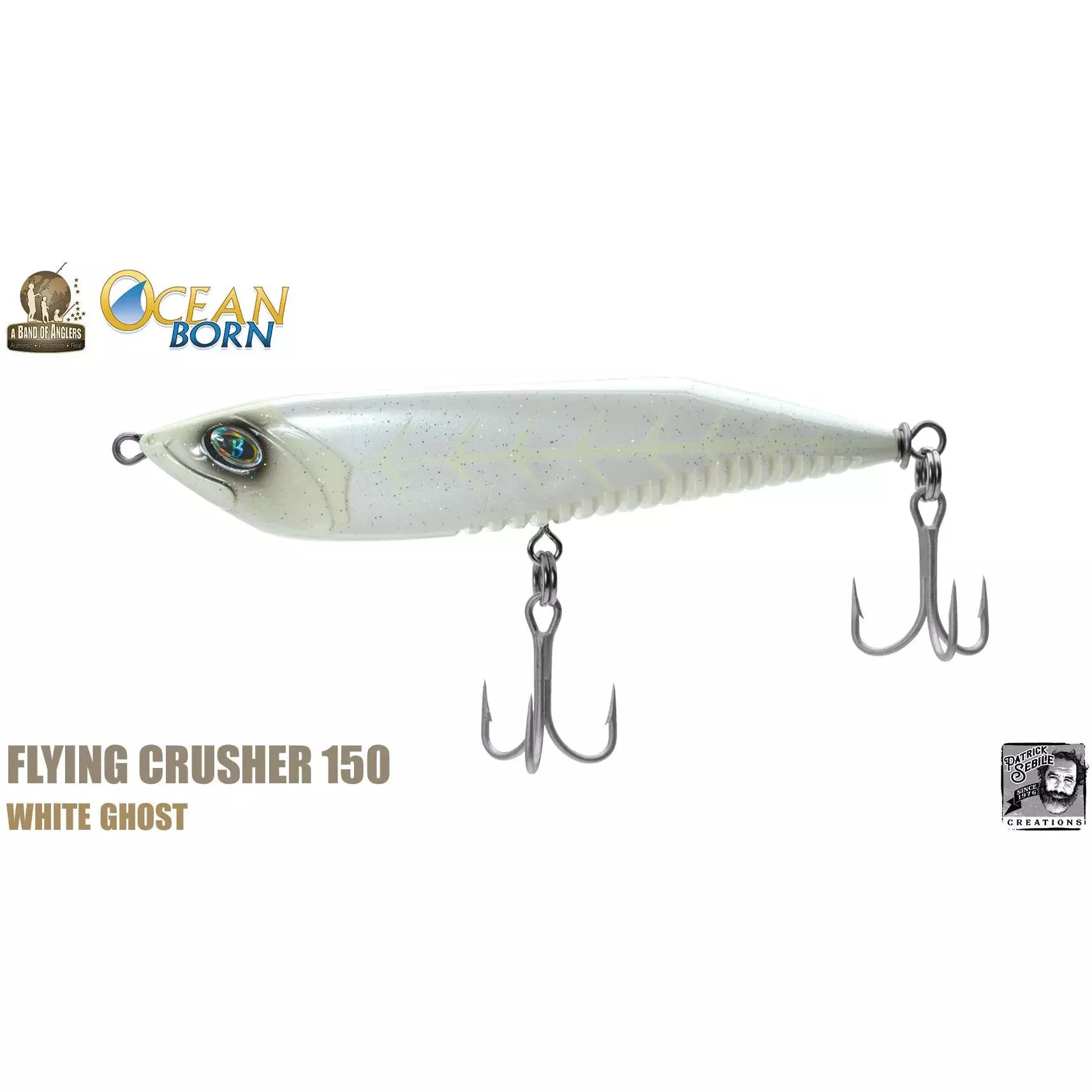 bass crusher fishing lure Ocean Born Super Long Distance Flying Crusher 150 6" 5 oz
