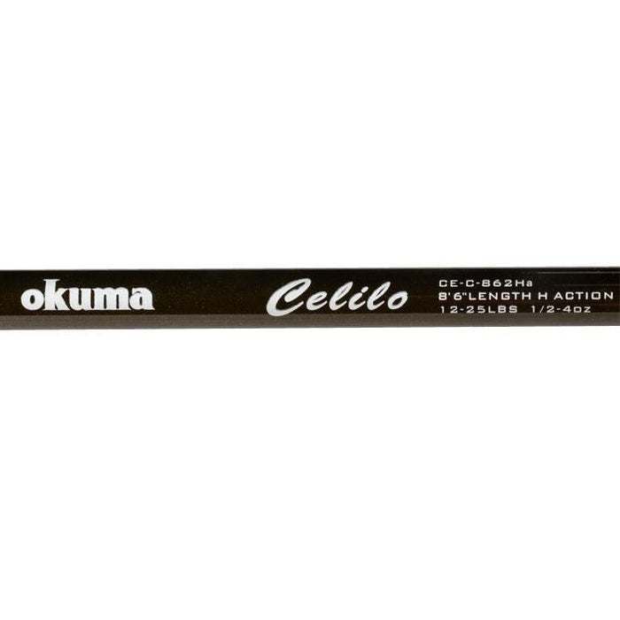 Okuma CE-C-862Ha Celilo 8'6" Casting Rod Fast Hvy 2 pc - FishAndSave