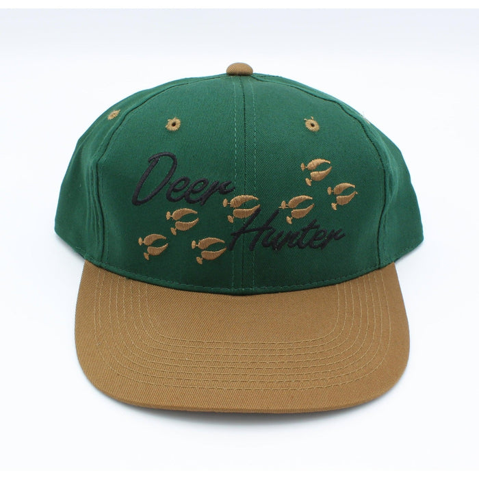 Outdoor Cap Signatures All Cotton Snap Back Cotton Baseball Cap Deer Hunter Green - FishAndSave