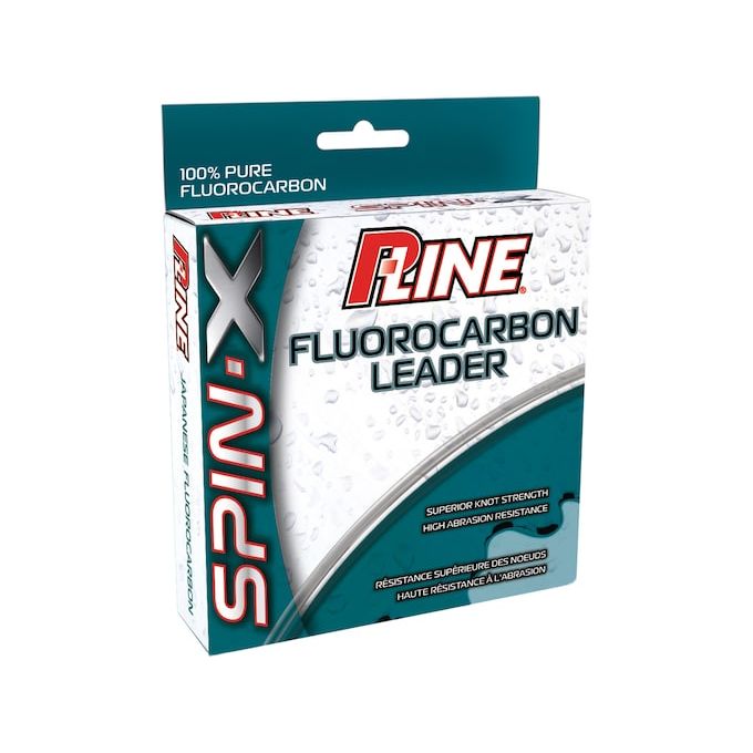P-Line Spin-X Fluorocarbon Leader 9Lb 50Yds Clear - FishAndSave
