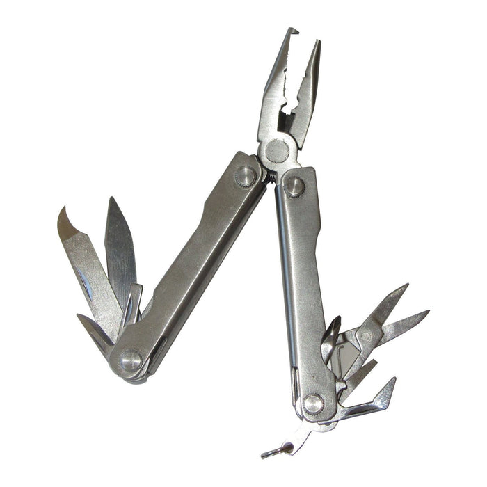 P-Line Stainless Steel Multi Tool Mini Split Ring Pliers 4" - FishAndSave