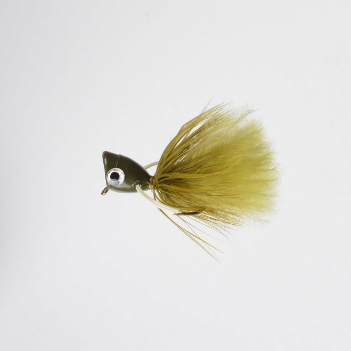 Perfect Hatch Dry Fly Pee Wee Popper #08 Olive - FishAndSave
