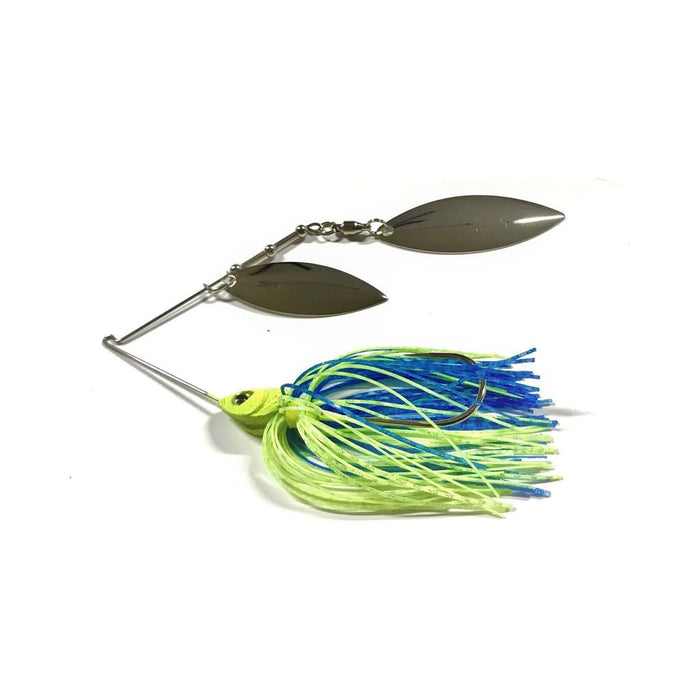 Persuader Spinnerbaits 3/8 Oz Chartreuse/Blue - FishAndSave
