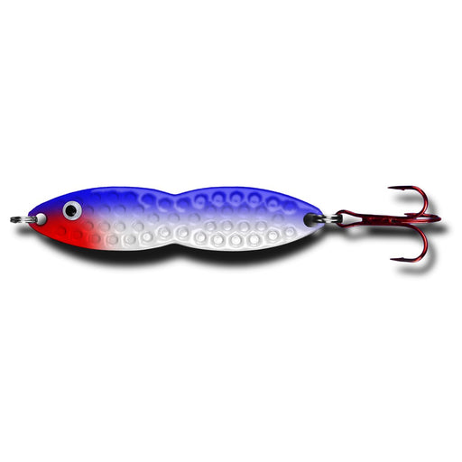 PK Lures Flutter Fish Spoon 3/8 Oz - SpoonsPK LuresBlue Pearl GlowFreshwater813726012789FishAndSave