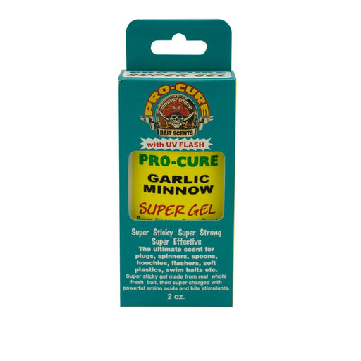 Pro - Cure Super Gel Attractants 2 Oz - Bait/AttractantPro - CureGarlic MinnowBass023669007432FishAndSave