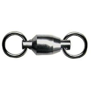 Pucci Ball Bearing Swivels Welded Ring Qty 2 Nickel - FishAndSave