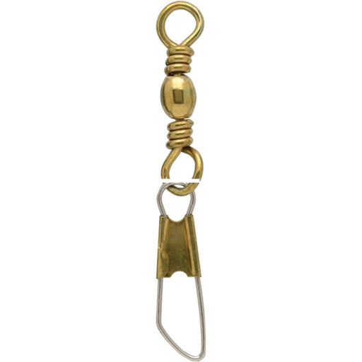 Pucci Barrel Swivels With Safety Snap Brass - FishAndSave