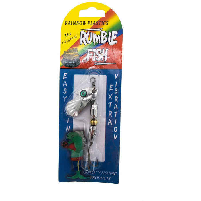 Rainbow Plastics Original Rumble Fish In Line Spinner #2 Blade - FishAndSave
