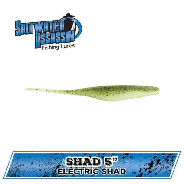 Saltwater Assassin Saltwater Shad 5" 8 Pack - FishAndSave