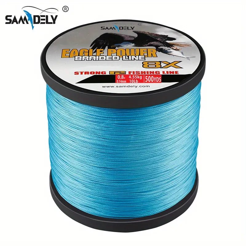 10 lb braided fishing line strength Samdely Eagle Power Braided Line 8X 10Lb 500 Yds Blue