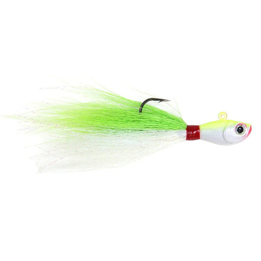 Sea Striker Bucktail Jig 3 Oz Qty 1 - JigsSea StrikerChartreuse/WhiteSaltwater096337654047FishAndSave