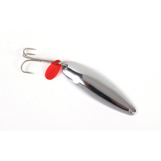 Sea Striker Nickel Plated Casting Spoon with Teaser Tab 1/4 Oz - FishAndSave