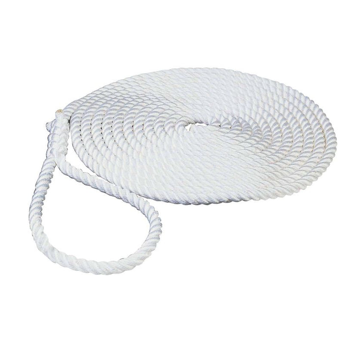 Shoreline Marine Dock Line Nylon 3 - Strand White - OutdoorsShoreline Marine3/8" X 25'eoy3blowout013893591630FishAndSave