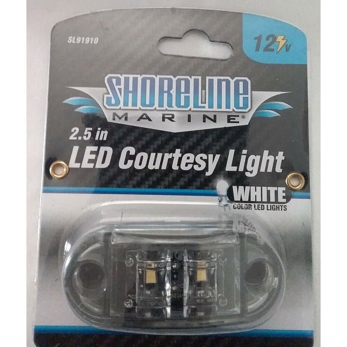 Shoreline Marine LED Courtesy Light 2.5" White Qty 1 - FishAndSave