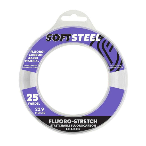 Soft Steel Fluoro - Stretch Stretchable Fluorocarbon Leader 25 Yds - Line/LeaderSoft Steel10 LbFreshwater840083400690FishAndSave