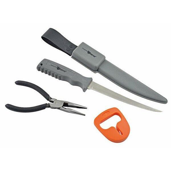 South Bend 6" Fillet Knife and Plier Combo Pack - FishAndSave