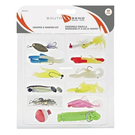 South Bend Crappie Panfish Kit 60 Pieces - FishAndSave