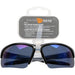 South Bend Polarized Sunglasses Black Frame Mirror Lens - FishAndSave