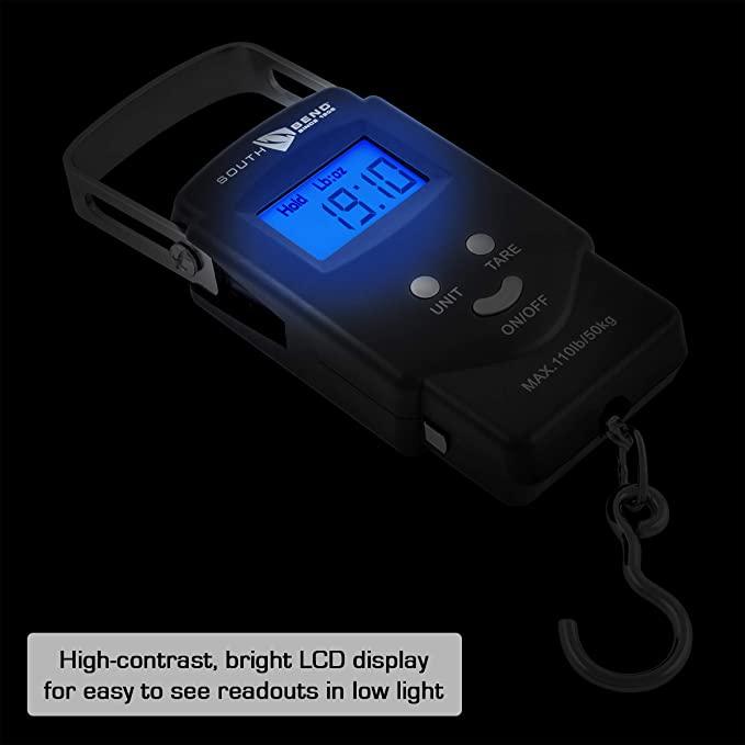South Bend SB-835B Electronic Hanging Scale W/Measuring Tape - FishAndSave
