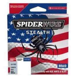 Spiderwire Stealth Braid American Camo Red,White and Blue 50lb. 164yds - FishAndSave