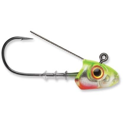 Storm 360GT Searchbait Weedless Jig Head Fits 4-1/2" Bodies Chartreuse Ice Qty 2 - FishAndSave