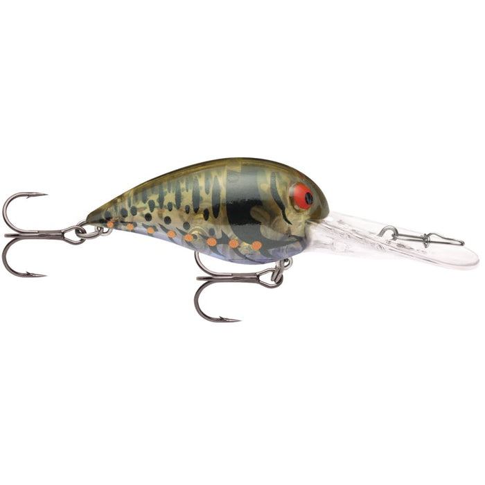 Storm Original Deep Wiggle Wart 05 7/16 Oz 2" - CrankbaitStormPhantom Green Purple CrawBass039984748745FishAndSave