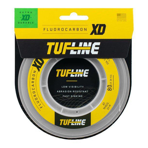 Tuf-Line XD Fluorocarbon 25yds 40 Lb Test Clear - FishAndSave