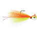 VMC Bucktail Jig 1/2 oz. #6 Hook Orange Fire Qty 2 - FishAndSave