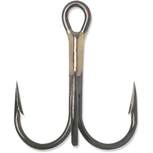 VMC Forged Round Bend Treble Hook with Cut Point Bronze - FishAndSave