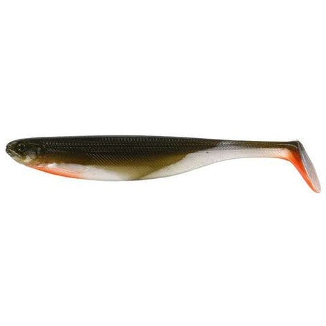 Westin ShadTeez Paddle Tail Swimbait 3-1/2" 1/4 Oz Bass Orange Qty 3 - FishAndSave