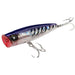 Yo - Zuri 3D Popper R1167 Floating 3 - 1/2" 7/8oz - CrankbaitYo - ZuriPURPLE MACKERELBass756791495418FishAndSave