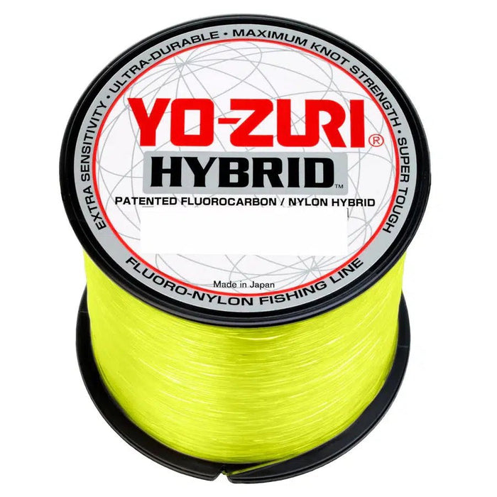 Yo-Zuri Hybrid Hi-Vis Yellow 1 Pound Spool - FishAndSave
