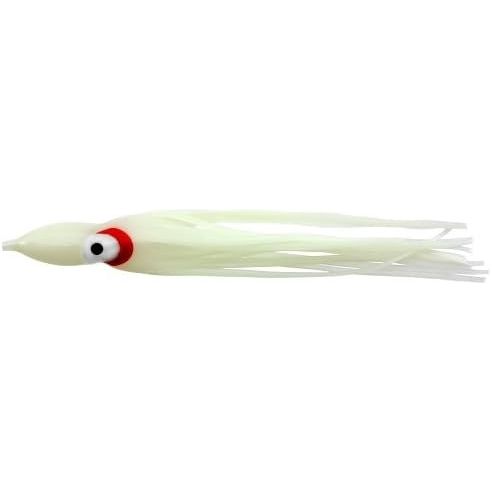 Zak Tackle 4.5" Challanger Squid Pure Glow 3 Pack - FishAndSave