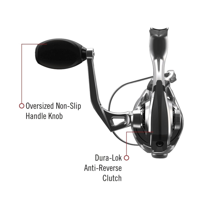 auto reverse fishing reel Quantum Throttle Spinning Reel Size 30 6.2:1